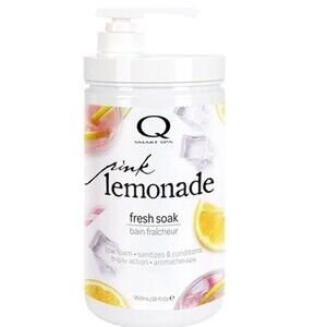 QTICA Smart Spa Pink Lemon Lemonade Fresh Soak Hands & Feet XL Size 32 oz  NEW